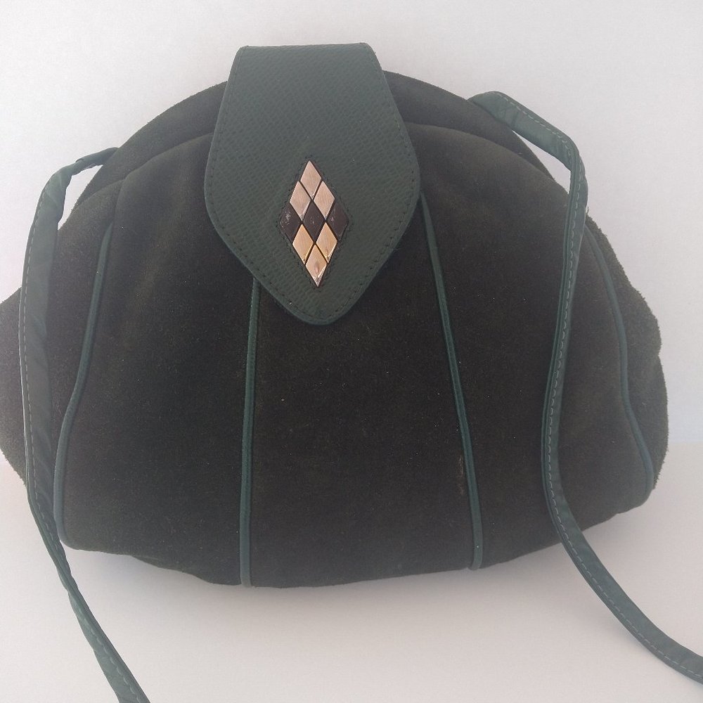 Vintage Suede Handbag Mimo Sacs